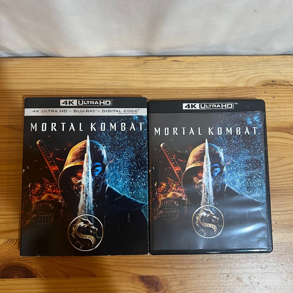 Mortal Kombat 4K Ultra HD+Blu-ray, 2021, 2-Disc Set w/Slipcover No Digital Code